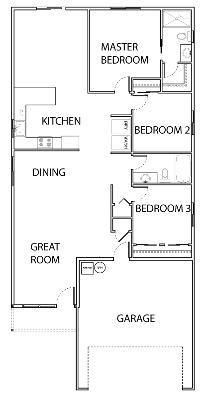 Takena Estates, New Home Development Albany, Oregon. 
